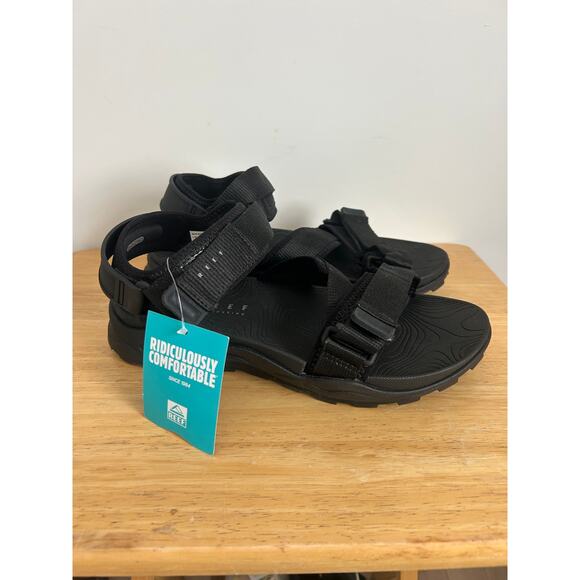 Reef Cross-Shore Sandals, Mens Size 13 NWT Black main image 4